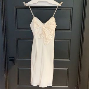 Robert Rodriguez size 6 cream silk slip dress